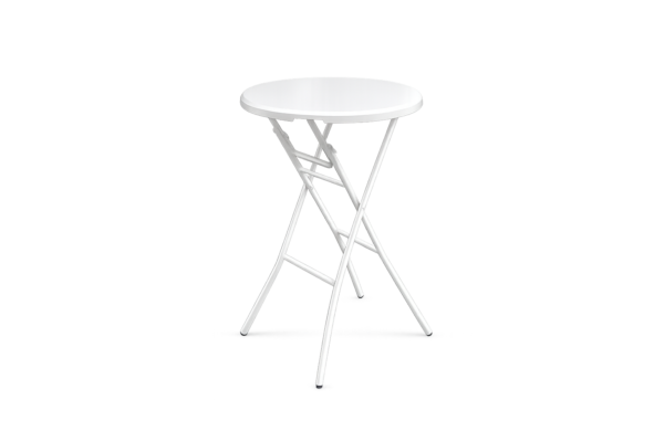 Statafel Ø80cm – Wit